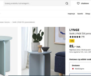 Ten designerski stolik z JYSK zmieści się na każdym balkonie. Teraz kupisz go 15% taniej