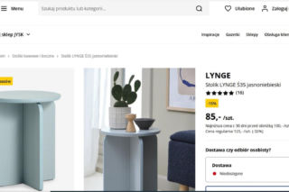 Ten designerski stolik z JYSK zmieści się na każdym balkonie. Teraz kupisz go 15% taniej