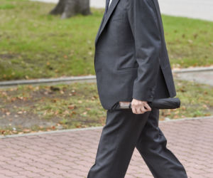 Tadeusz Sznuk na pogrzebie Knapika