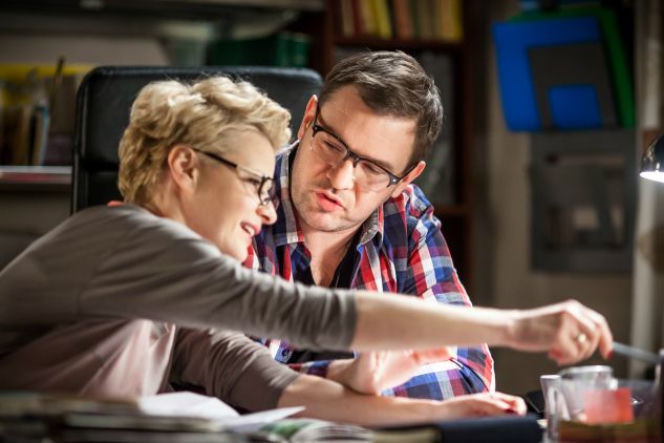 RODZINKA.pl 4 sezon. Natalia Boska (Małgorzata Kożuchowska), Ludwik Boski (Tomasz Karolak)