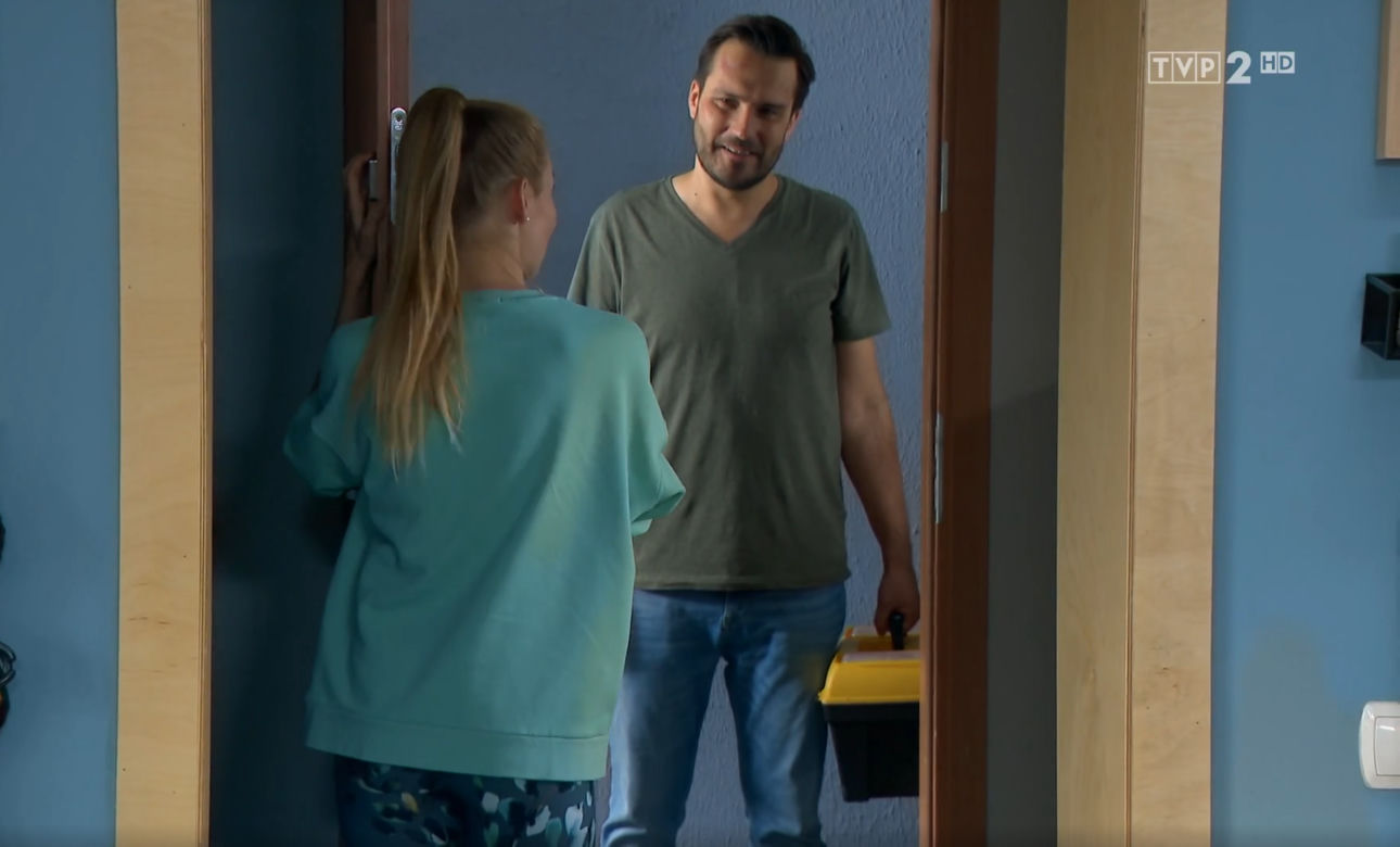Barwy szczęścia, 2376, Dominika (Karolina Chapko), Damian (Michał Lesień)