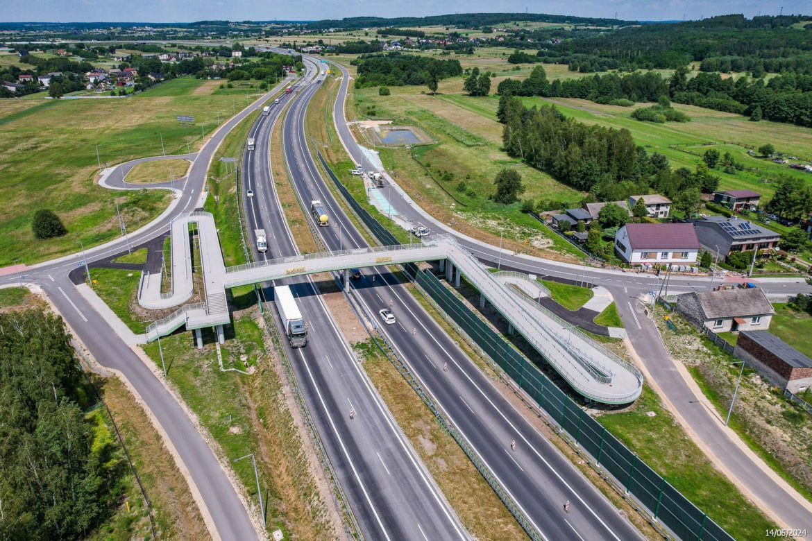 Tak wygląda zagłębiowska część nowej, ekspresowej S1 - czerwiec 2024