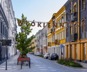 Ulica Włókiennicza w Łodzi w 2024 r.