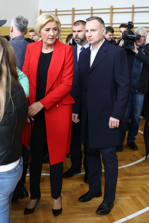 Aleksander i  Jolanta Kwaśniewscy
