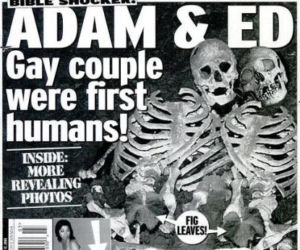 World Weekly News: Adam i Ewa byli gejami - to Adam i Ed