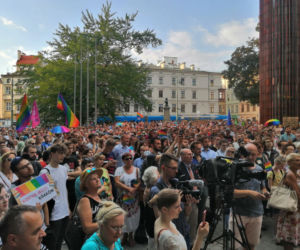 Wieczór poparcia dla LGBT w Krakowie
