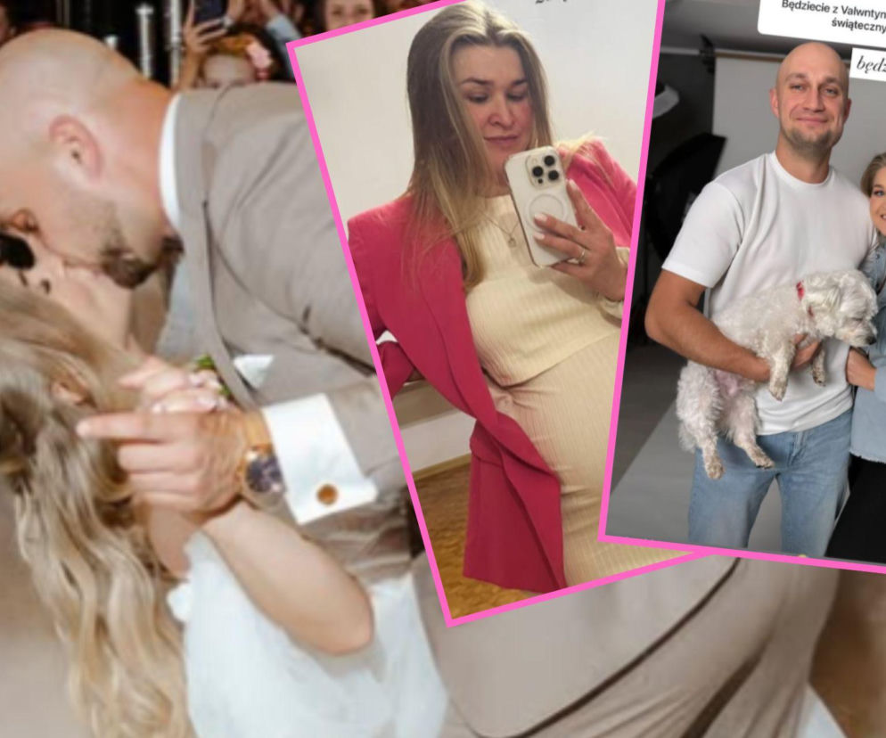 Od ślubu była o nich cisza. Teraz Klaudia ogłasza „Będziemy we trójkę”. Jej brzuszek zwraca uwagę