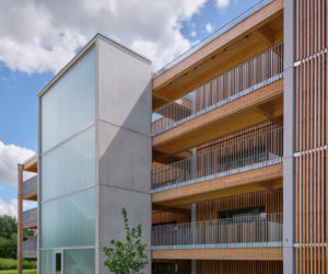 Drewniana mieszkaniówka w czeskim Zdarze