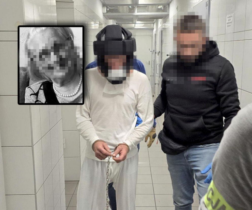 Morderstwo w Dąbrowie Górniczej. 42-latek zabił 87-latkę dla pieniędzy i zostawił nóż w jej ciele