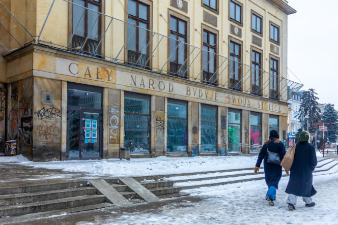 Graffiti w centrum Warszawy w 2026 r.