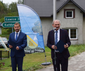 Gmina Iława: Oddanie do użytku drogi Dół-Ławice