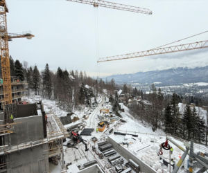 Budowa hotelu Salamandra w Kościelisku - luty 2026