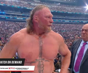 Brock Lesnar we łzach pożegnał się z kibicami