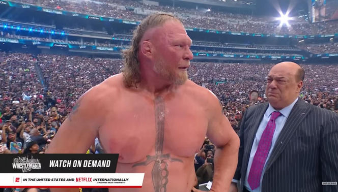 Brock Lesnar we łzach pożegnał się z kibicami