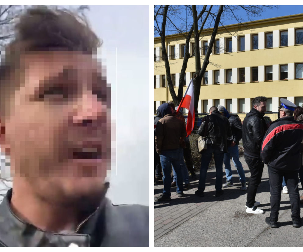Bartosz T. przesłuchiwany w prokuraturze w Toruniu! Protest zwolenników Wolni My pod siedzibą [WIDEO, ZDJĘCIA]