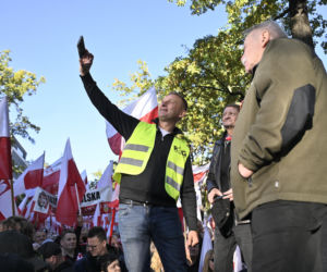 Protest pod TK.
