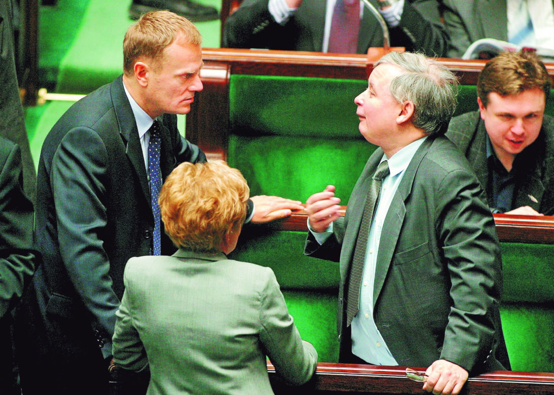 Takie były relacje Kaczyńskiego i Tuska