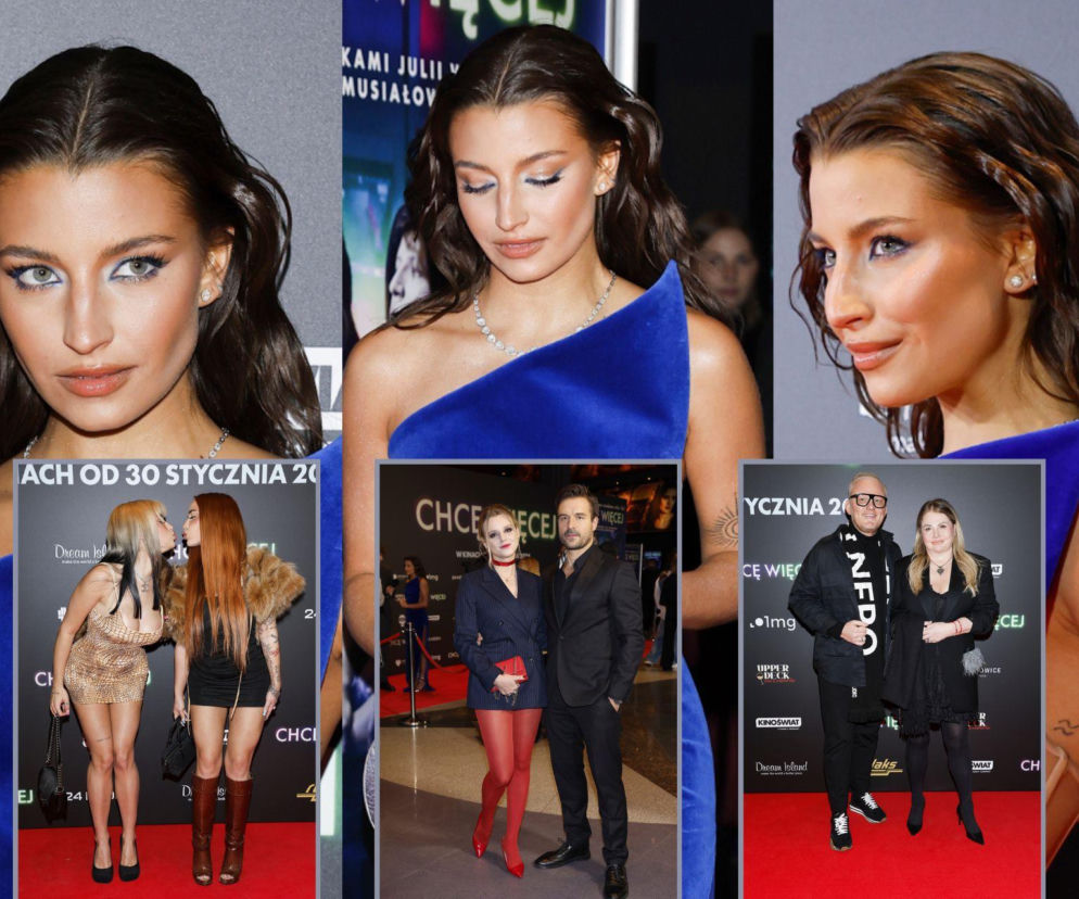 Gwiazdy na premierze filmu Chcę więcej