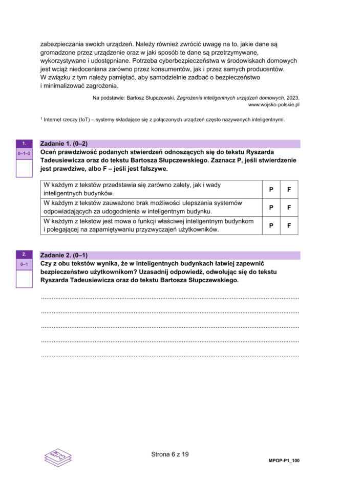 Matura poprawkowa 2026: polski - ARKUSZ CKE 24.08.2026