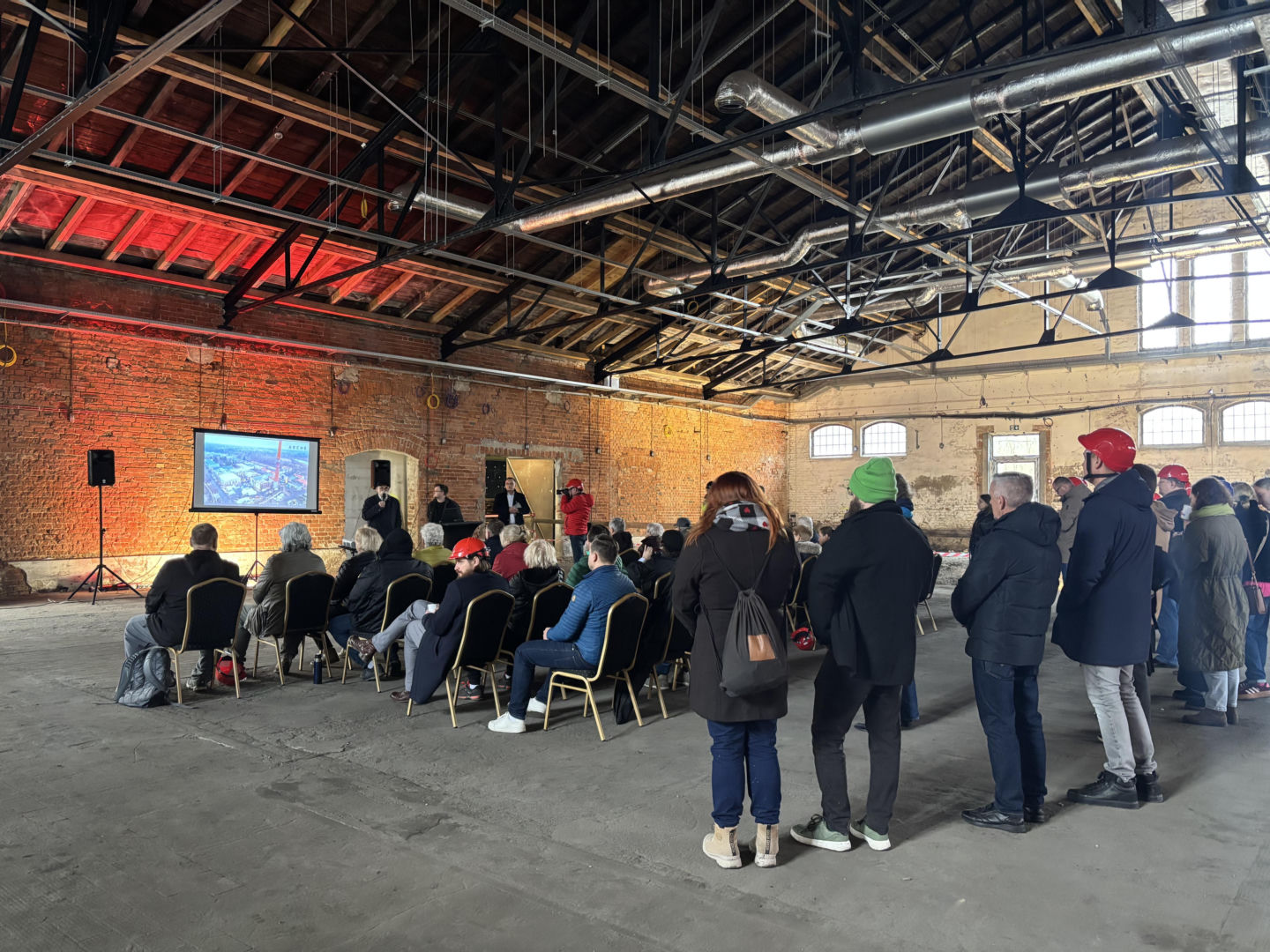 Spotkanie z mieszkańcami w Królewskiej Papierni