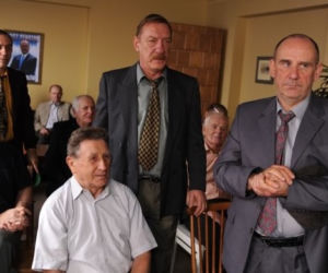 RANCZO 7 odc. 79.  Myćko (Tomasz Sapryk), Wargacz (Sławomir Orzechowski), Solejuk (Sylwester Maciejewski)