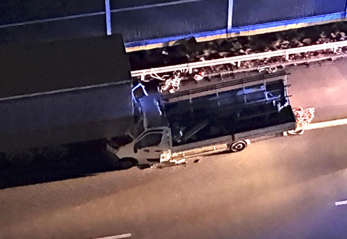 Wypadek na autostradzie A2