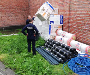 Akcja Policji w gminie Chełmża. Skarbiec przestępcy krył wiele tajemnic