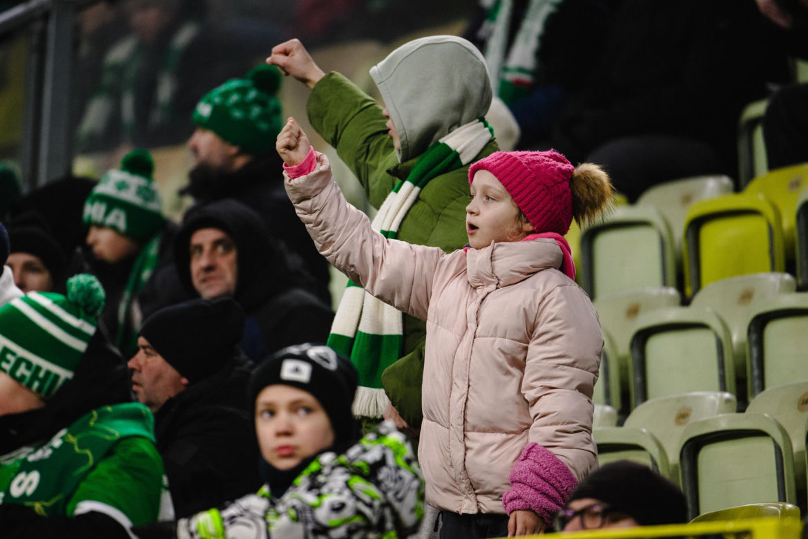 Lechia Gdańsk - Cracovia, zdjęcia kibiców z meczu 20. kolejki PKO BP Ekstraklasy
