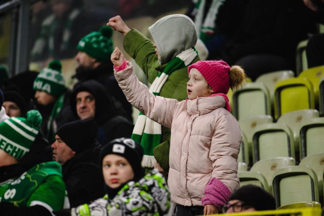 Lechia Gdańsk - Cracovia, zdjęcia kibiców z meczu 20. kolejki PKO BP Ekstraklasy