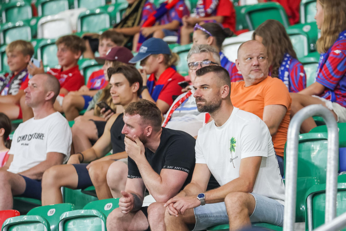 Kibice na meczu Raków Częstochowa - FC Kopenhaga