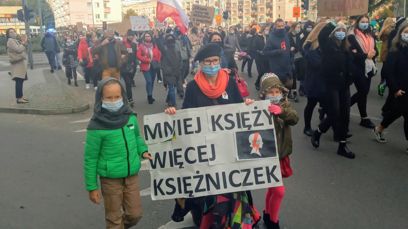 Protest kobiet w Szczecinie - 28.10.2020