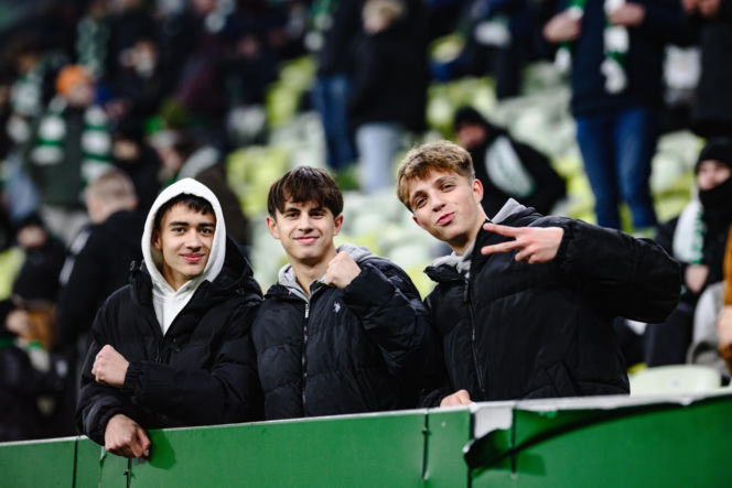 Lechia Gdańsk - Górnik Zabrze, zdjęcia kibiców i zawodników z meczu 18, kolejki PKO BP Ekstraklasy