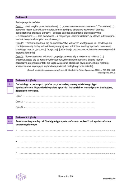 Matura WOS formuła 2023: arkusz CKE i odpowiedzi