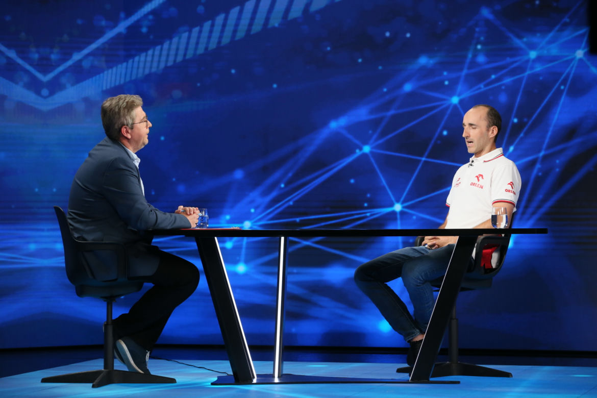 Robert Kubica odwiedził "Super Express"