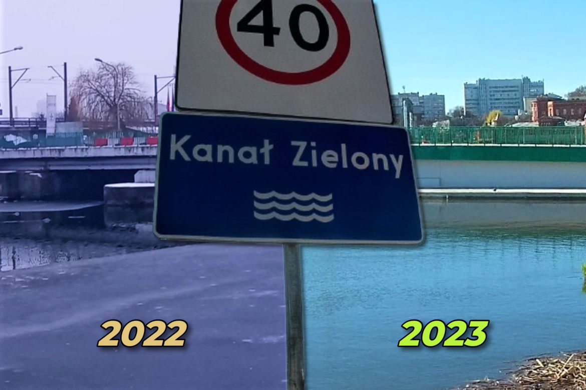 Tak zmienił się most na Kanale Zielonym