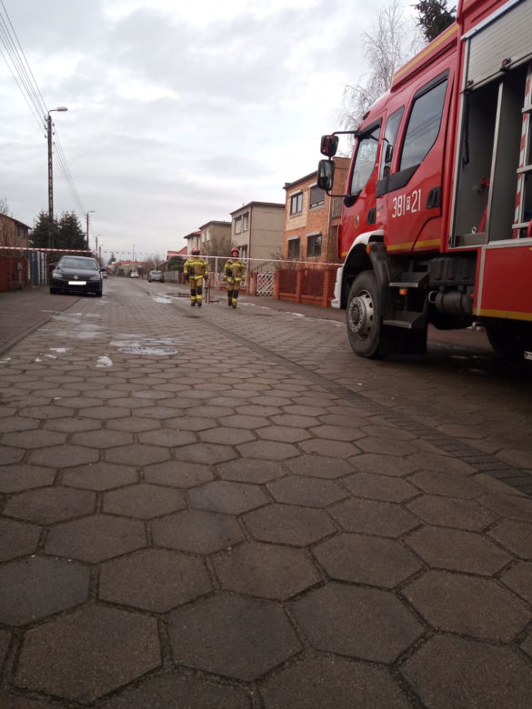 Pożar domu na Szymanowskiego w Lesznie. Możliwe, że od świeczki 