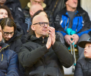 PRES Grupa Dewloperska Toruń - Abramczyk Polonia Bydgoszcz, zdjęcia kibiców i zawodników z pożegnania Adriana Miedzińskiego