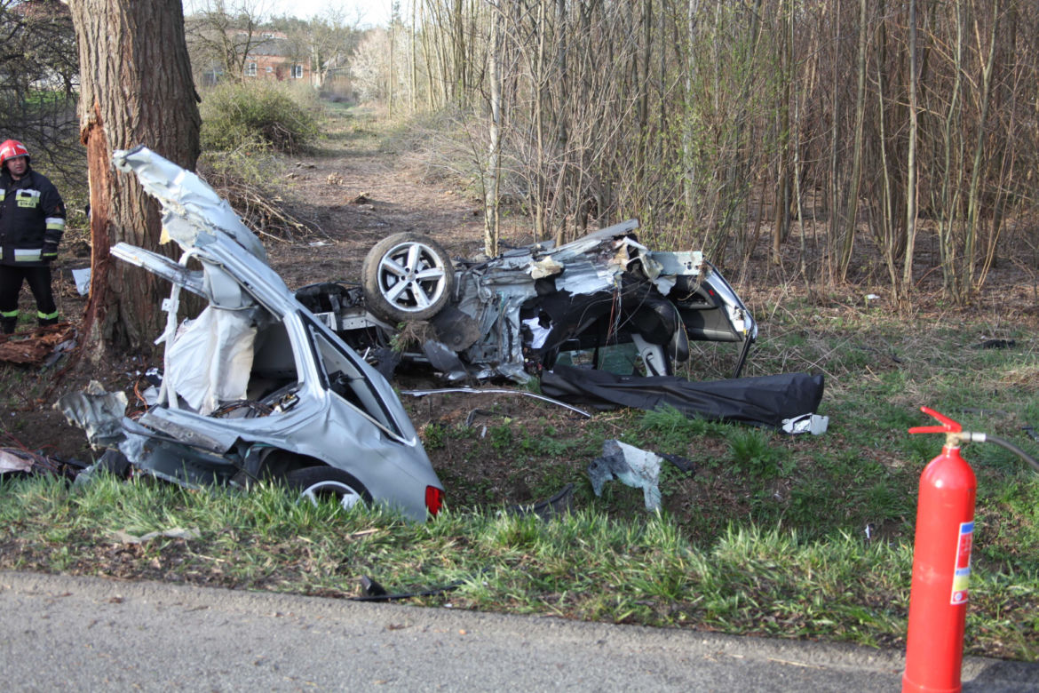 Razem się urodzili i razem zginęli. Audi bliźniaków roztrzaskało się o przydrożne drzewo 