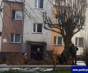 Ewakuacja w Iławie