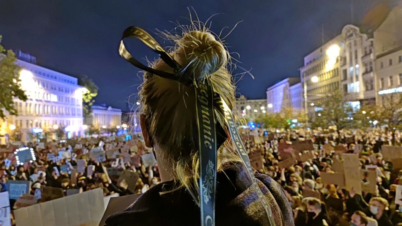 Strajk Kobiet na placu Wolności