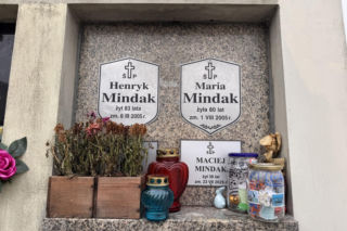 Tak dziś wygląda grób Macieja Mindaka