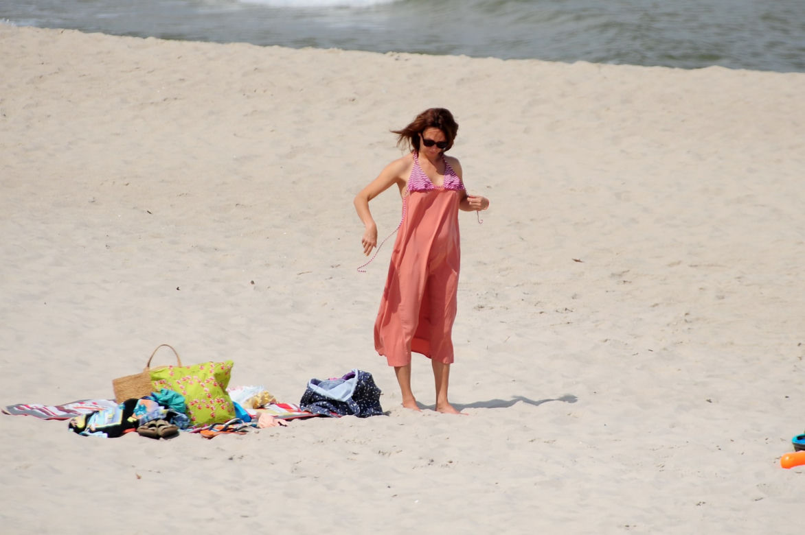 Dzień Dobry Chałupy! Anna Kalczyńska na plaży