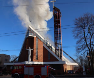 Pożar w Boże Narodzenie. Historyczny kościół w Lublinie poważnie zniszczony