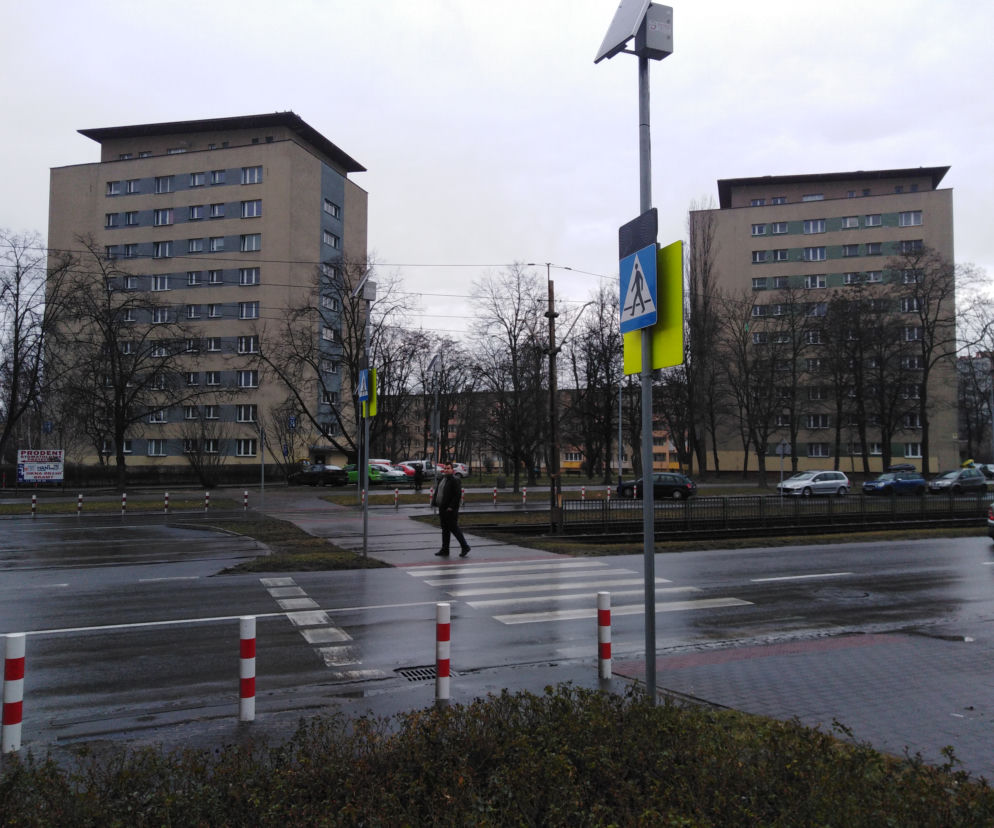 Przejście dla pieszych na alei Andersa