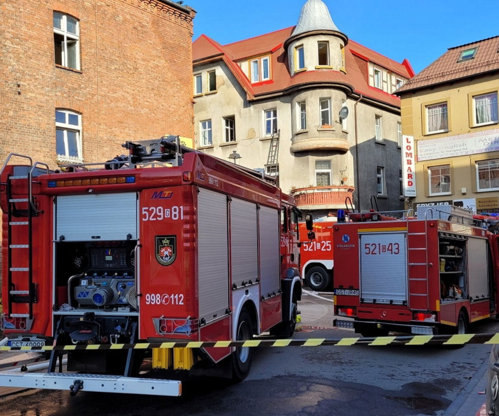 Pożar w Starogardzie Gdańskim