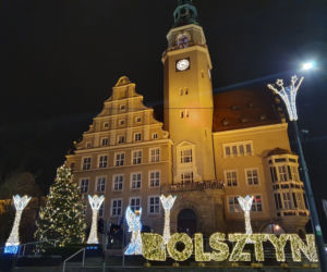 Świąteczne iluminacje w Olsztynie. Zobacz zdjęcia