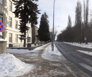Jak wyglądała okolica ulicy Prusa w Siedlcach w połowie lutego 2021