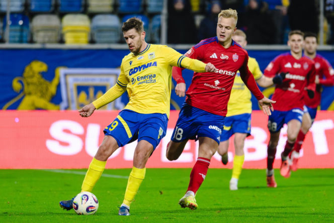 Mecz Ekstraklasy Arka Gdynia - Raków Częstochowa