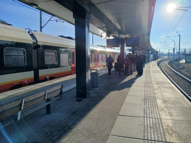 Dworzec kolejowy Warszawa Zachodnia po otwarciu