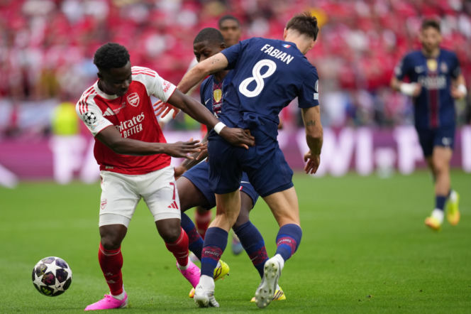 Liga mistrzów. Mecz PSG - Arsenal